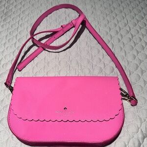 kate spade Hot Pink Scallop Crossbody Bag